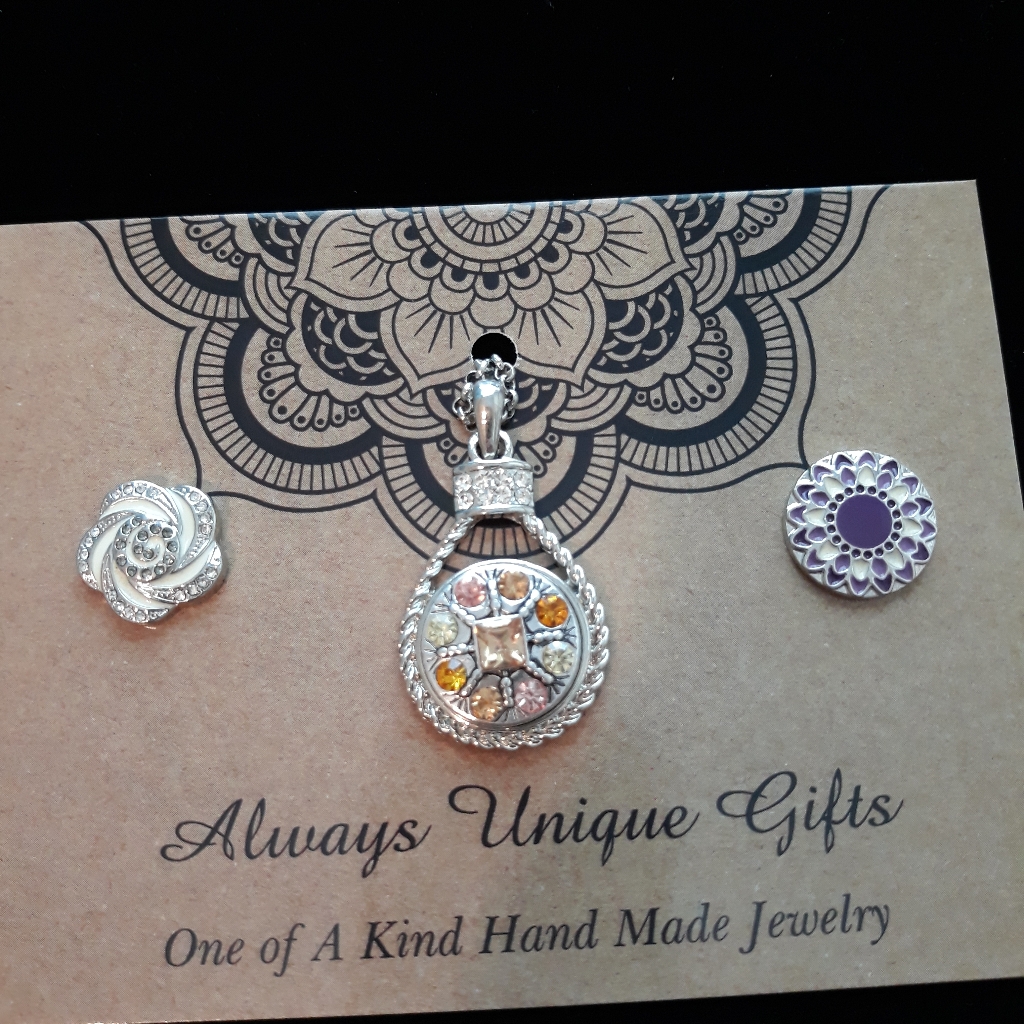 Snap Button Necklace